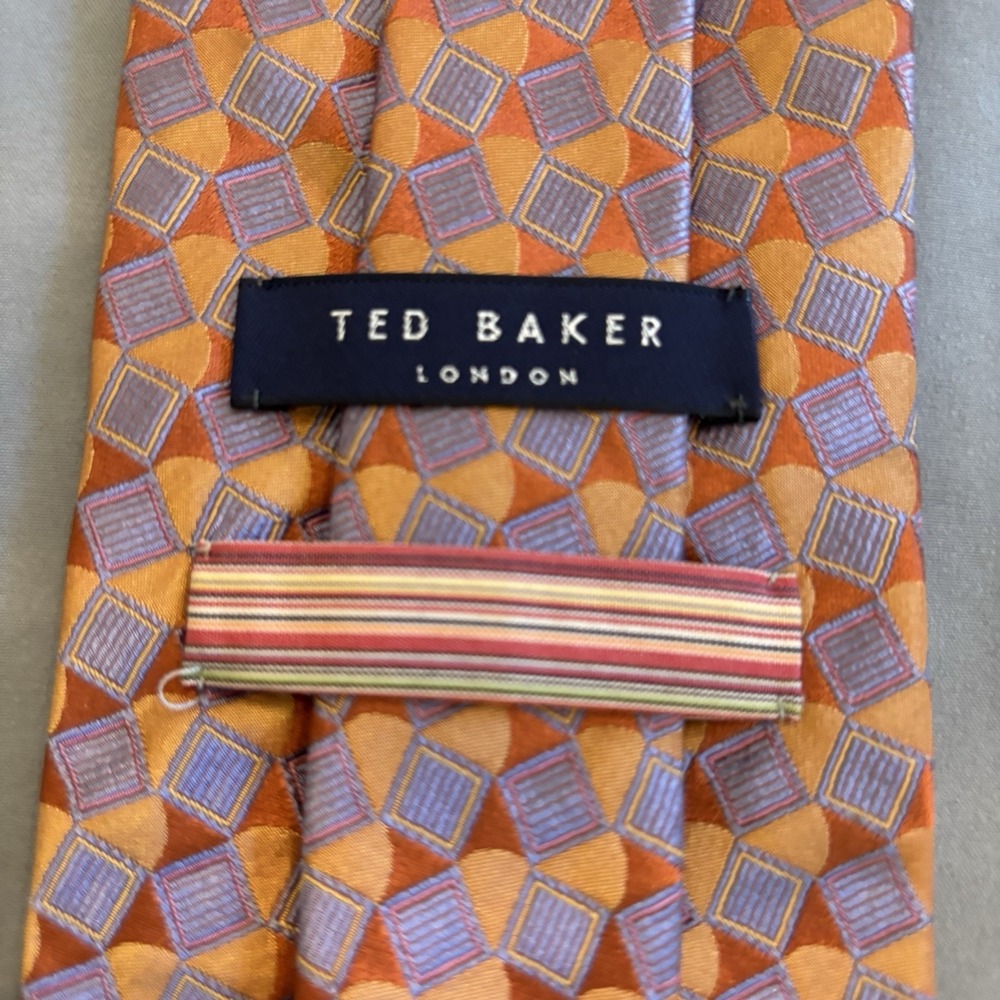 Ted Baker London Men's Tie 100% Silk,‎ Made in China - Picture 5 of 5